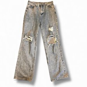 SHEIN ripped Denim Jeans